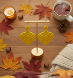 Statement Leaf debossed Style 2 clay cutter