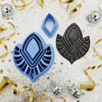 Macrame Stone Bezel Inlay set polymer clay cutters