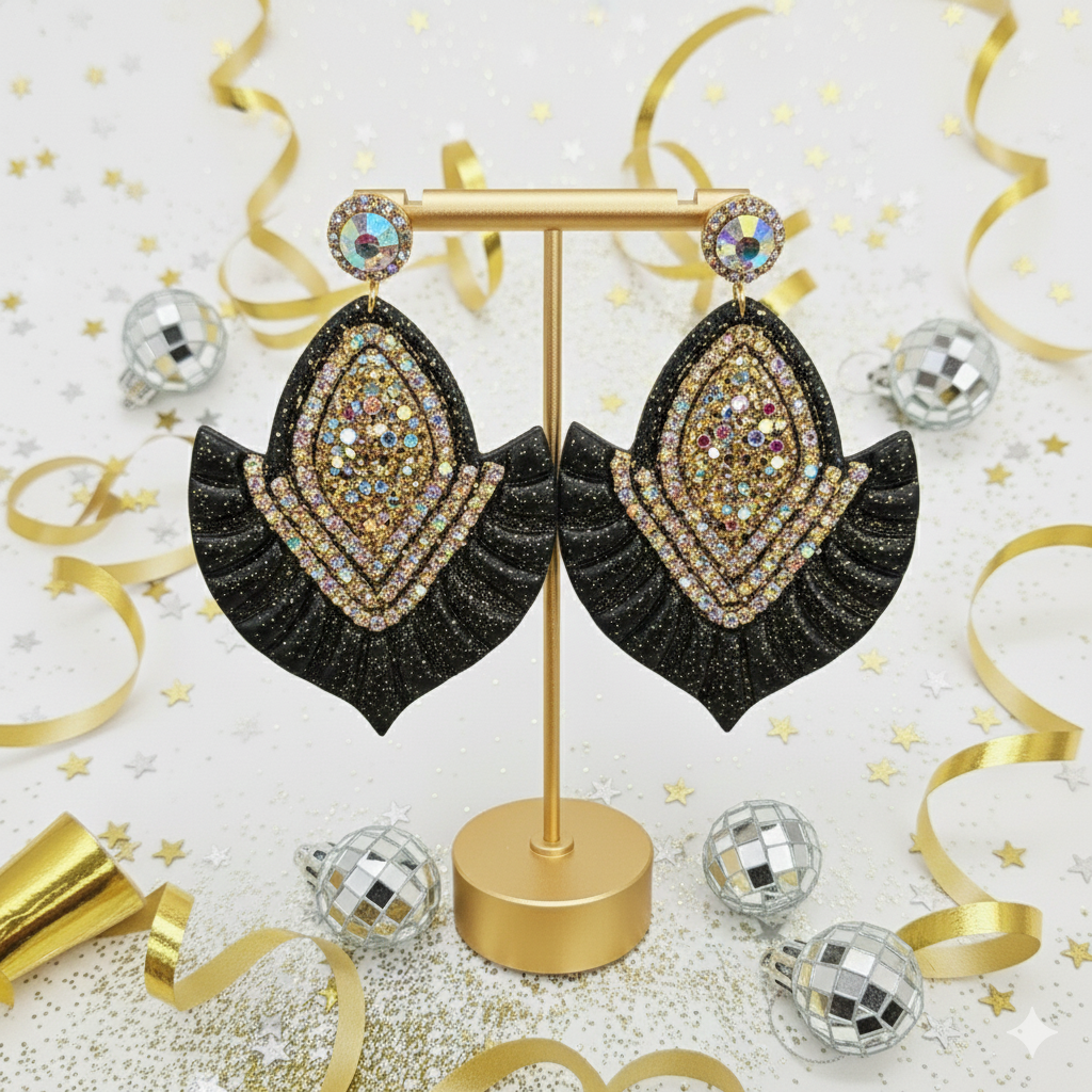 Macrame Stone Bezel Inlay set polymer clay cutters