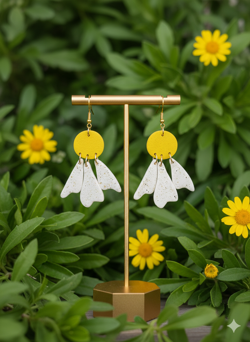 Lazy Daisy set polymer clay cutters