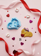 "Cappy-gram" Capybara Love clay cutter set