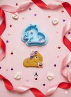 "Cappy-gram" Capybara Love clay cutter set