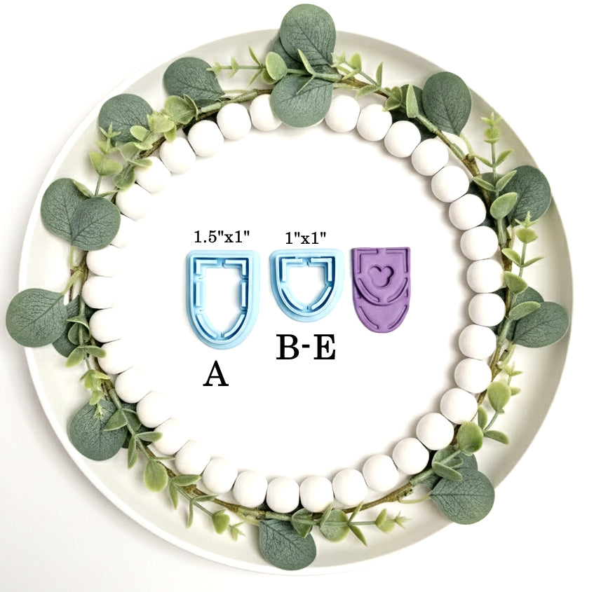 Paper clip style Bookmarks polymer clay cutter