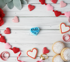SUNRISE HEART Valentine's Day polymer clay cutters
