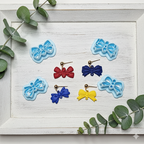 DOG TAGS and BOWS polymer clay cutters