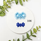 DOG TAGS and BOWS polymer clay cutters