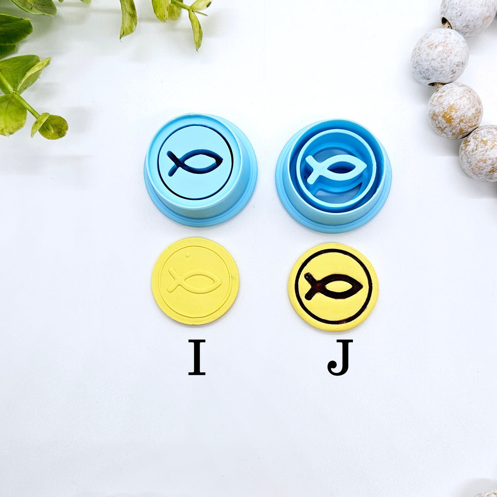 Christian Crosses poymer clay cutters