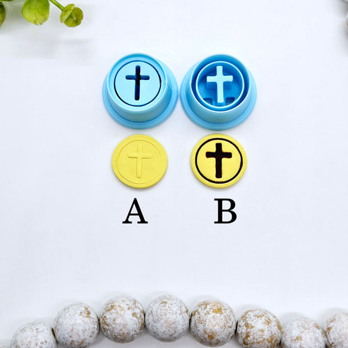 Christian Crosses polymer clay cutters