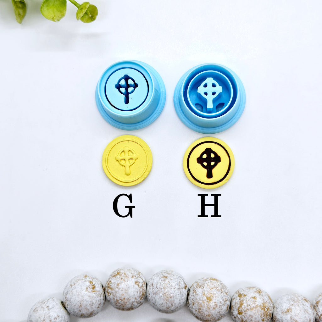 Christian Crosses poymer clay cutters