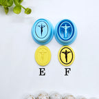 Christian Crosses poymer clay cutters