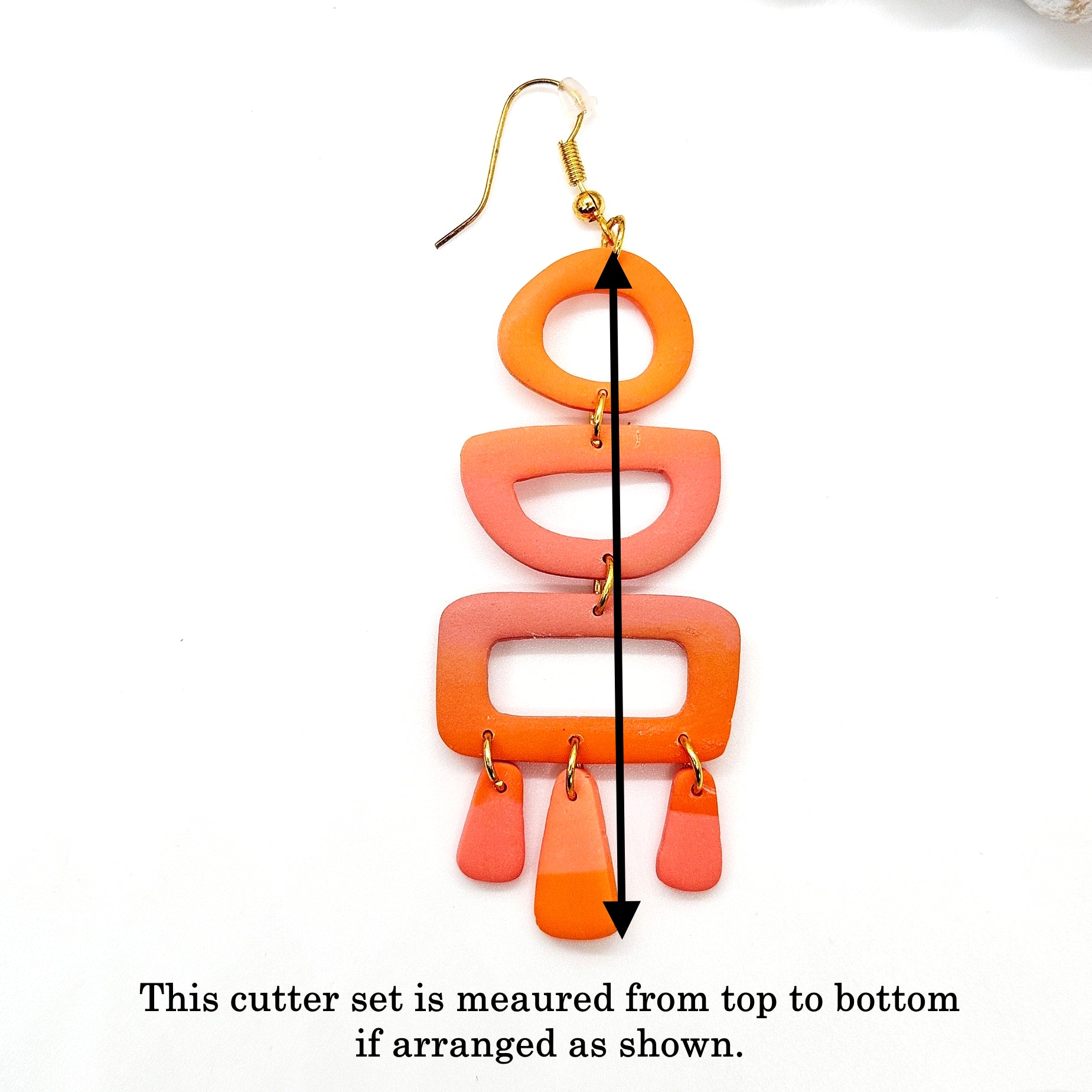 Abstract Drop set style 3 clay cutter