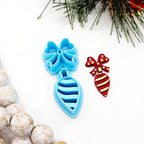 Bow Ornament polymer clay cutter set