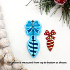 Bow Ornament polymer clay cutter set