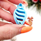 Bow Ornament polymer clay cutter set