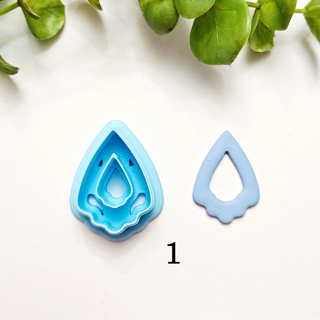 Evangeline polymer clay cutters