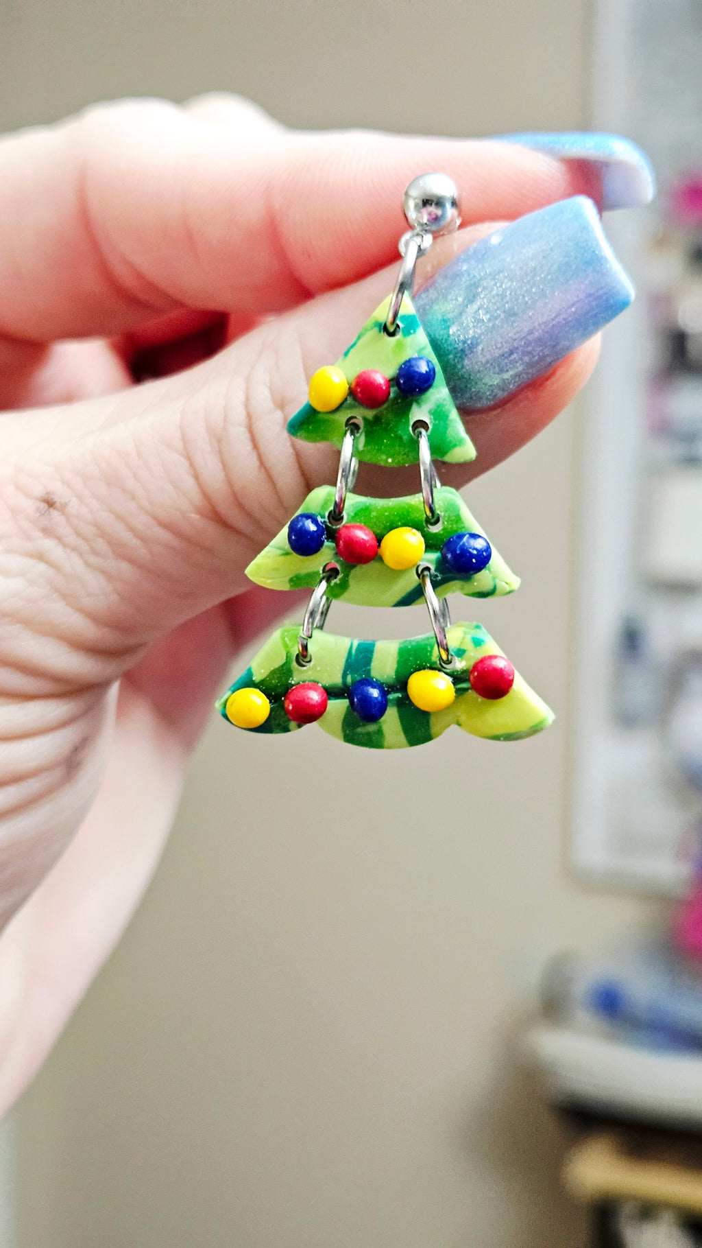 SEGMENTED CHRISTMAS Tree polymer clay cutter