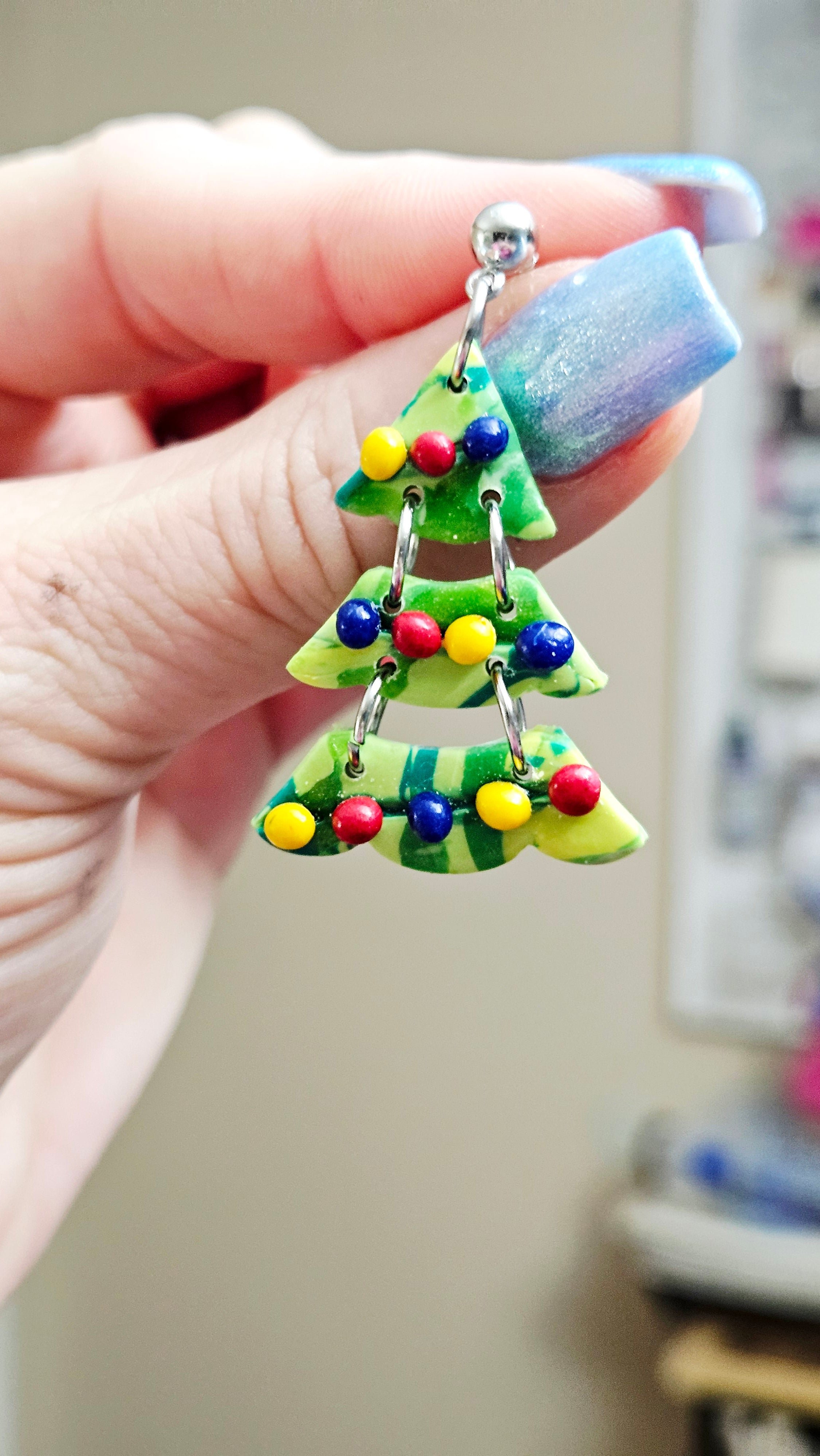 SEGMENTED CHRISTMAS Tree polymer clay cutter
