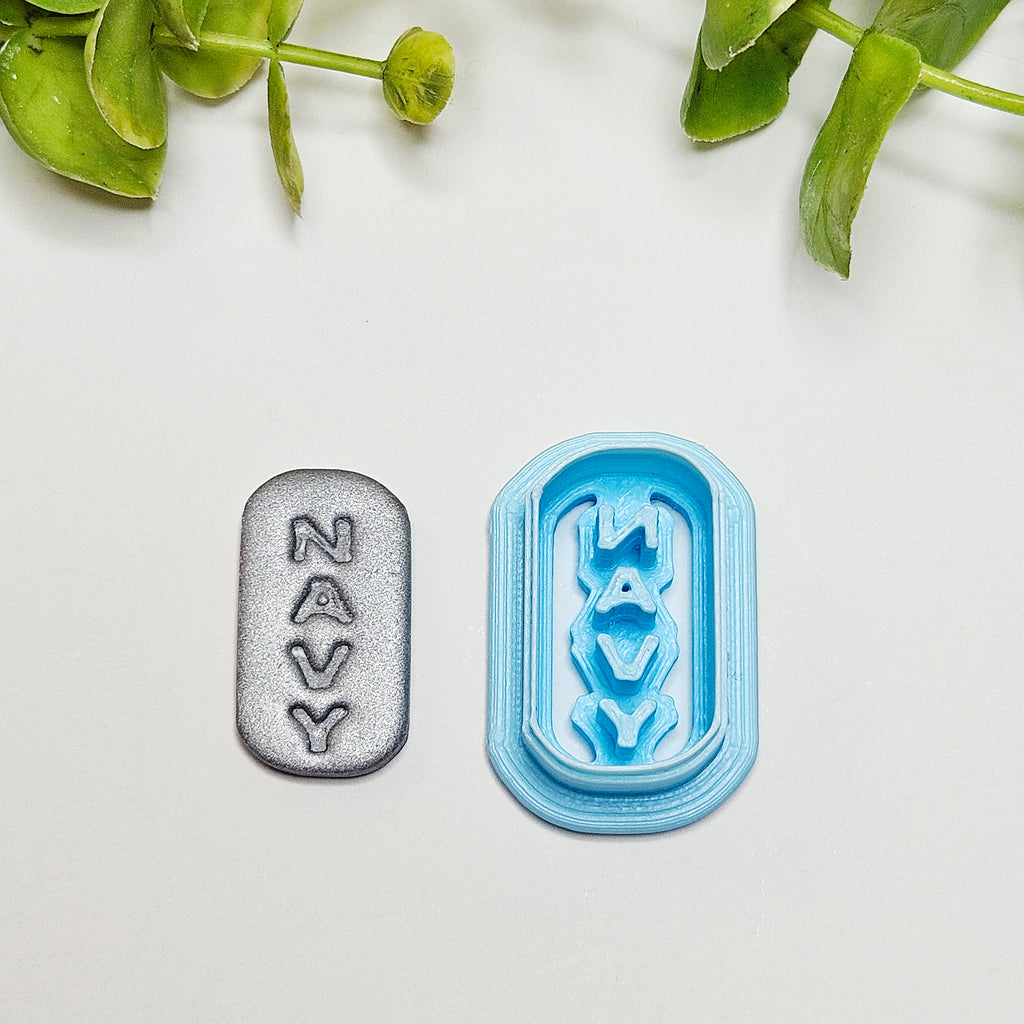 DOG TAGS and BOWS polymer clay cutters