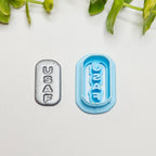 DOG TAGS and BOWS polymer clay cutters