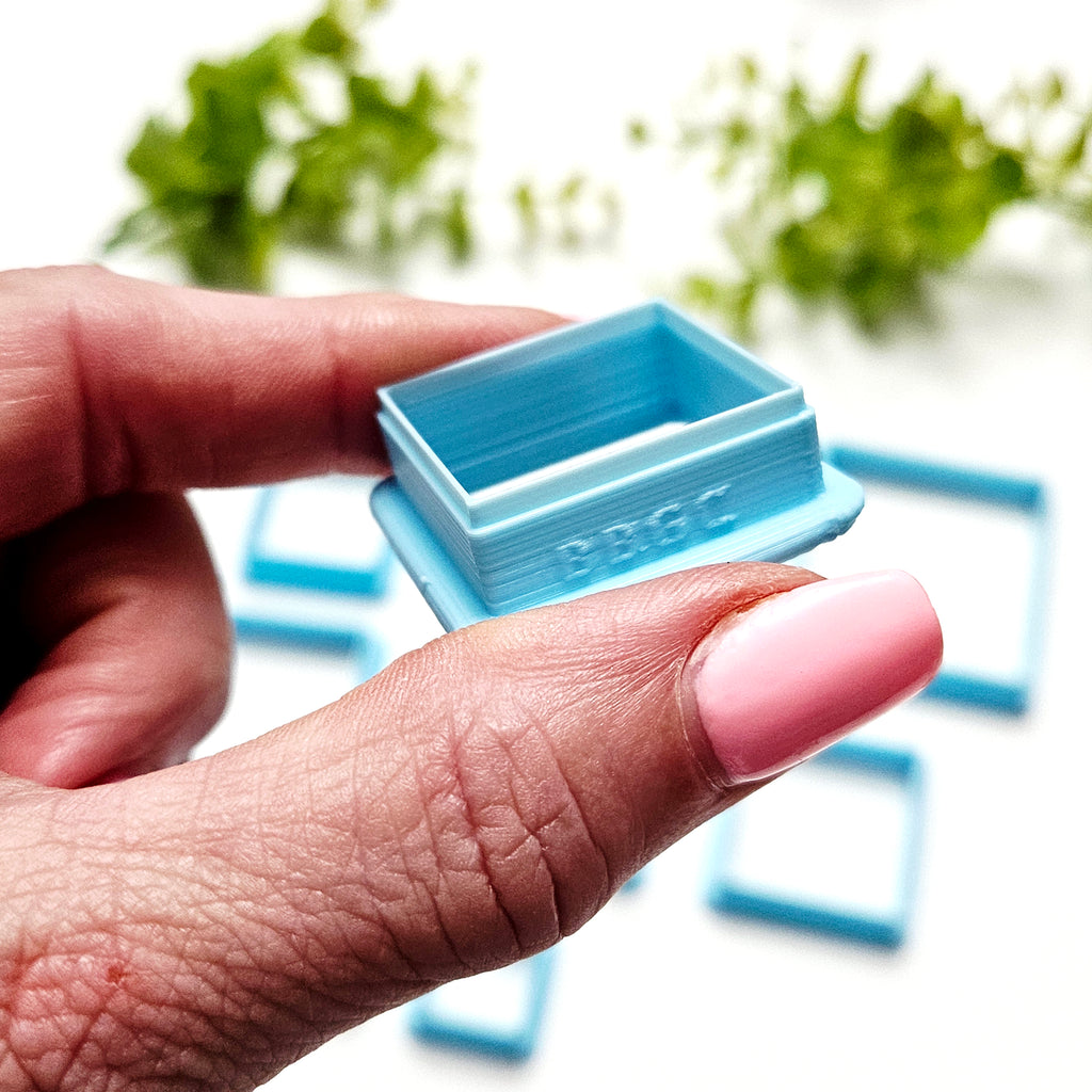 Squares polymer clay cutters
