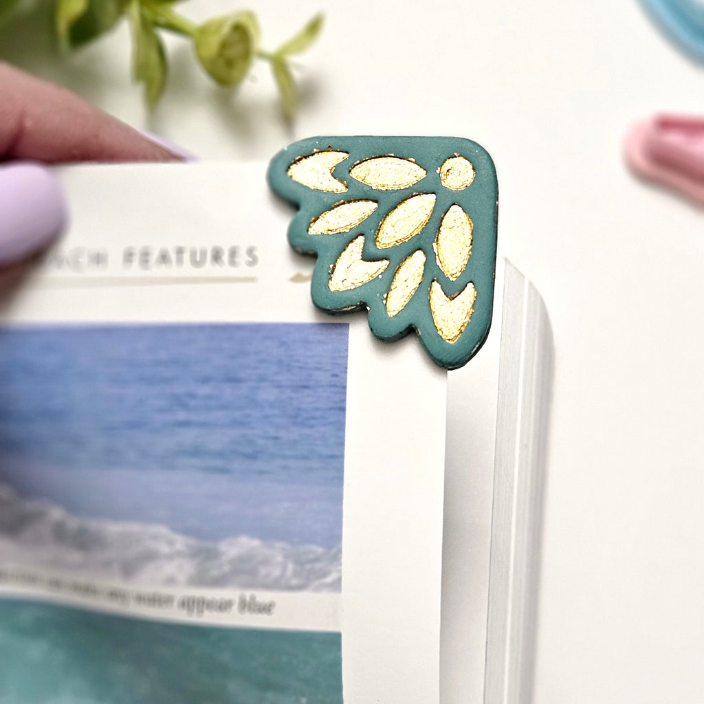 CORNER style Bookmarks polymer clay cutter