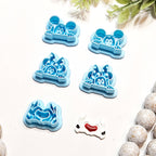 Peekaboo Magical Mouse Ears  polymer clay cutters