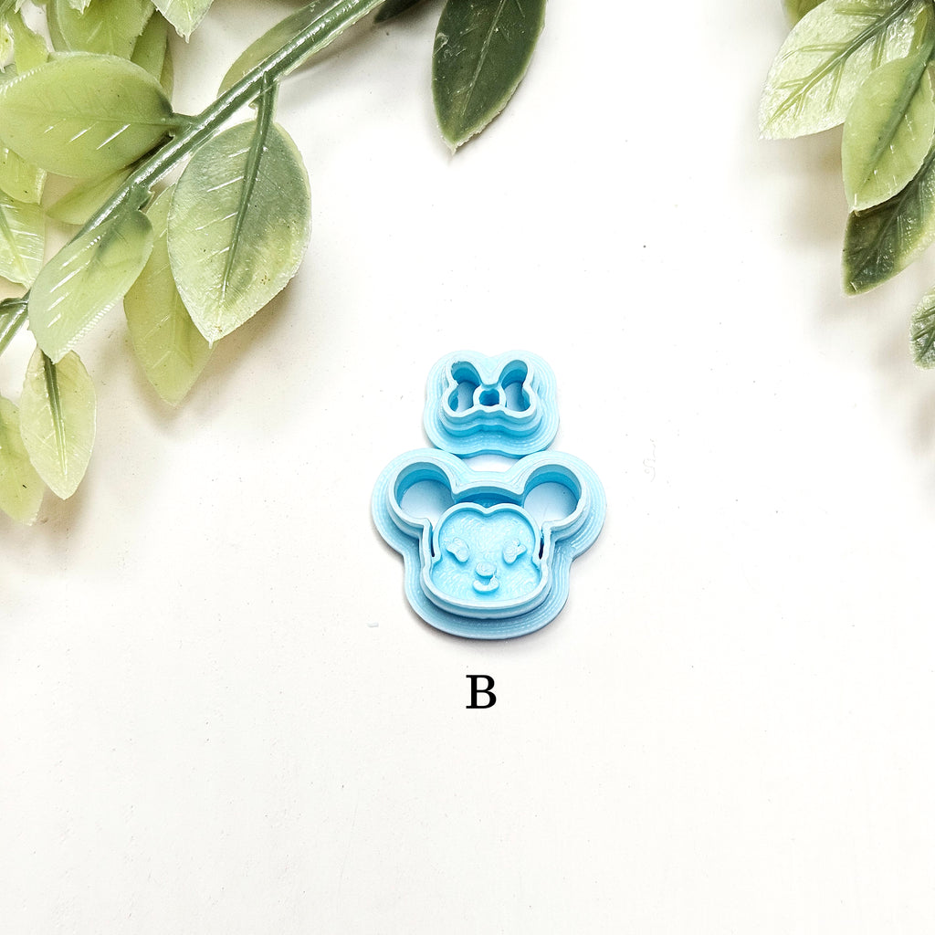 BABY Magical Mouse and Friends  polymer clay cutters G700