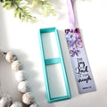 SMALL RECTANGLE BOOKMARK polymer clay cutter