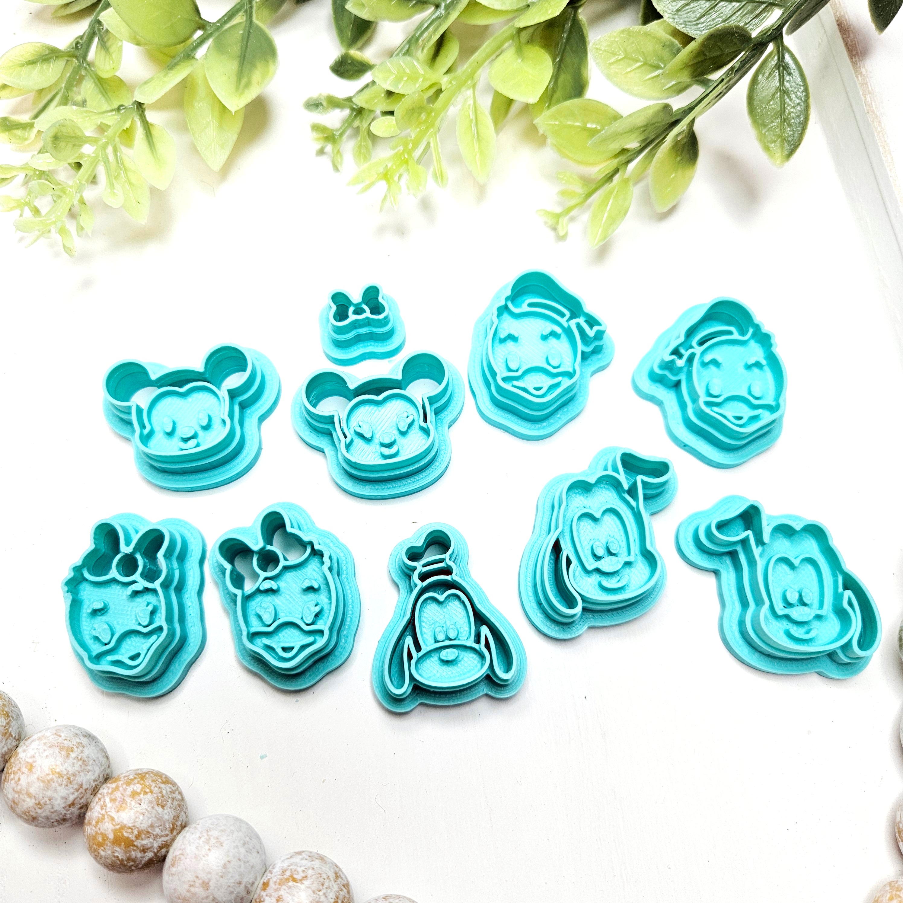 BABY Magical Mouse and Friends  polymer clay cutters G700