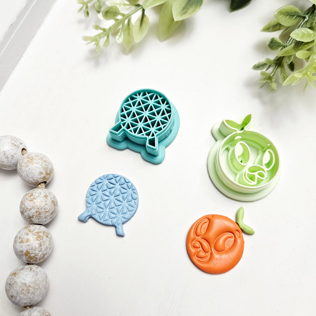 Geodome & Orange Bird Polymer Clay Cutters