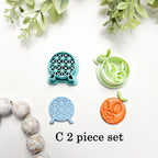 Geodome & Orange Bird Polymer Clay Cutters