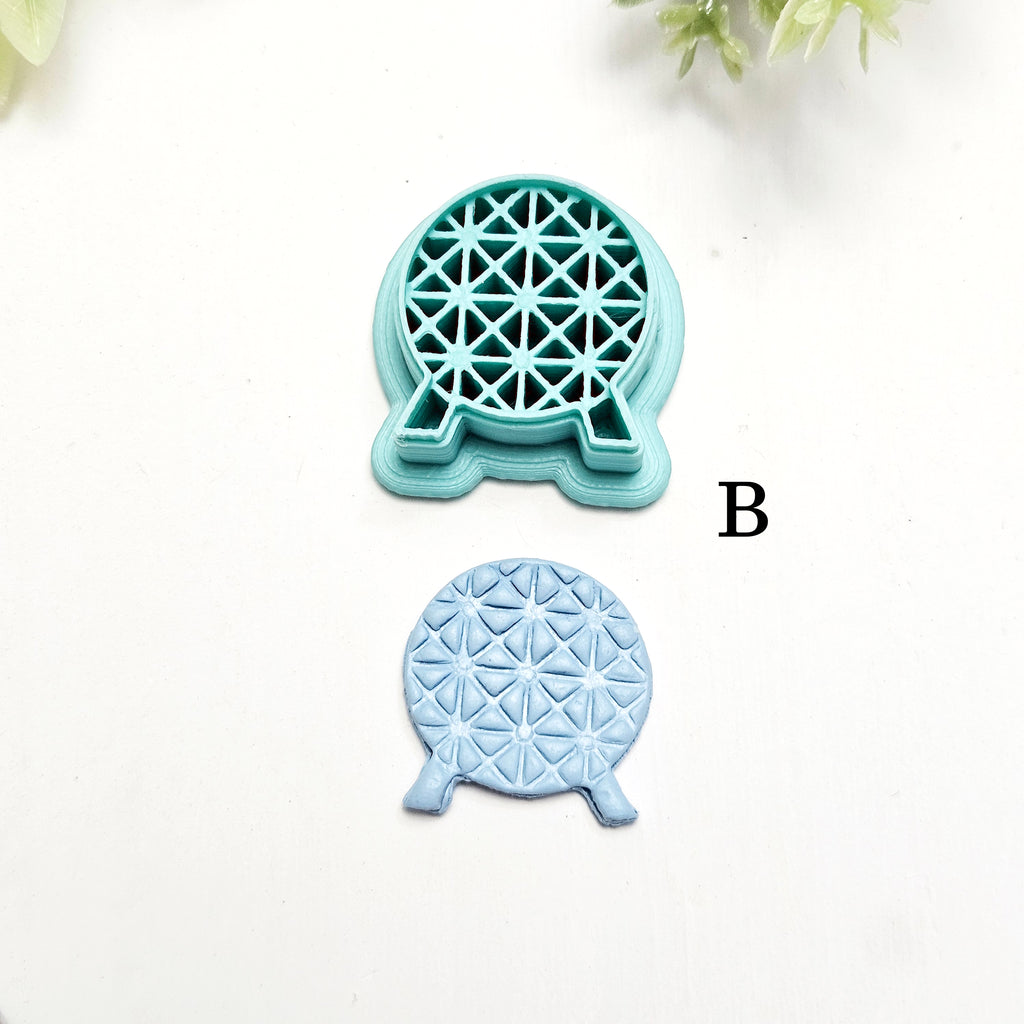 Geodome & Orange Bird Polymer Clay Cutters