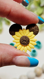 MOUSE EARS SUNFLOWER set clay cutters P606