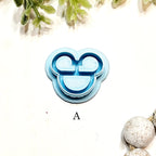 Mouse Ears Bookshelf Polymer Clay Cutter Set | H200