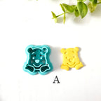 Hunny Bear Peekaboo Polymer Clay Cutters | Winnie the Pooh Character Set