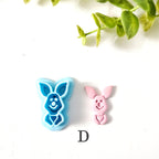 Hunny Bear Peekaboo Polymer Clay Cutters | Winnie the Pooh Character Set