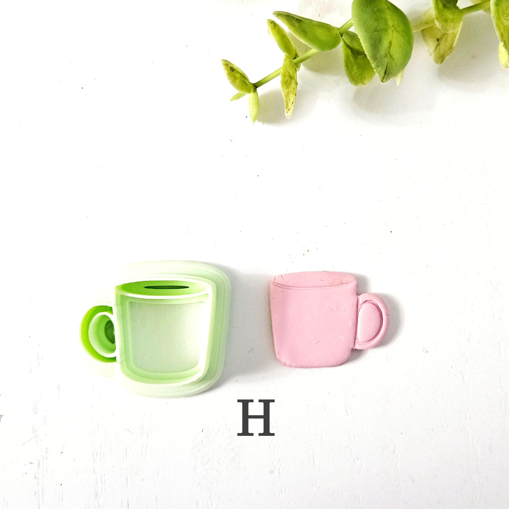 Hunny Bear Peekaboo Polymer Clay Cutters | Winnie the Pooh Character Set
