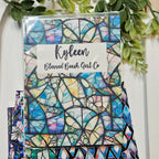 Stained Glass Water Transfer Sheet Book | 38 Exclusive Designs | Polymer Clay