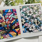 Stained Glass Water Transfer Sheet Book | 38 Exclusive Designs | Polymer Clay