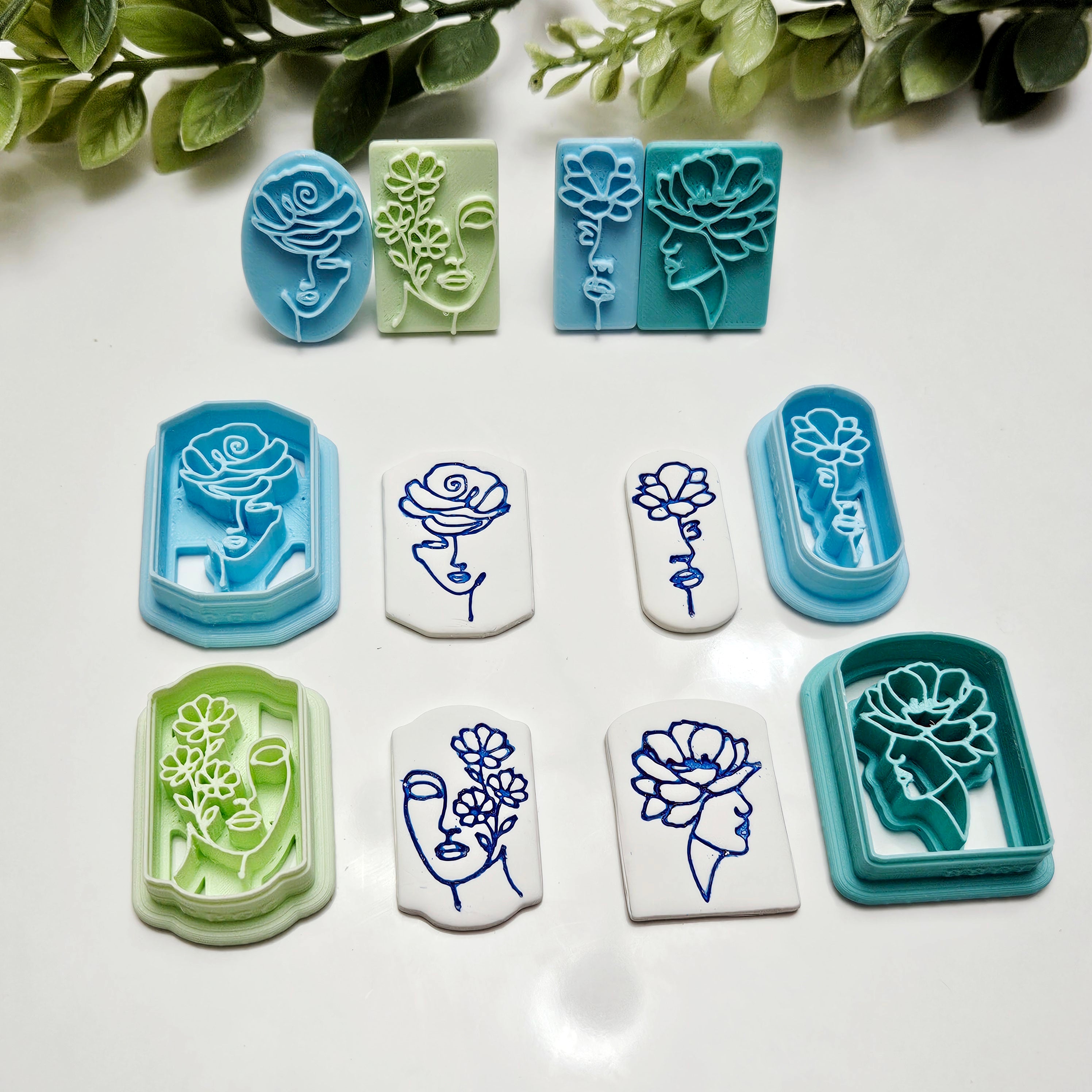 FLORAL MUSE collection polymer clay cutters