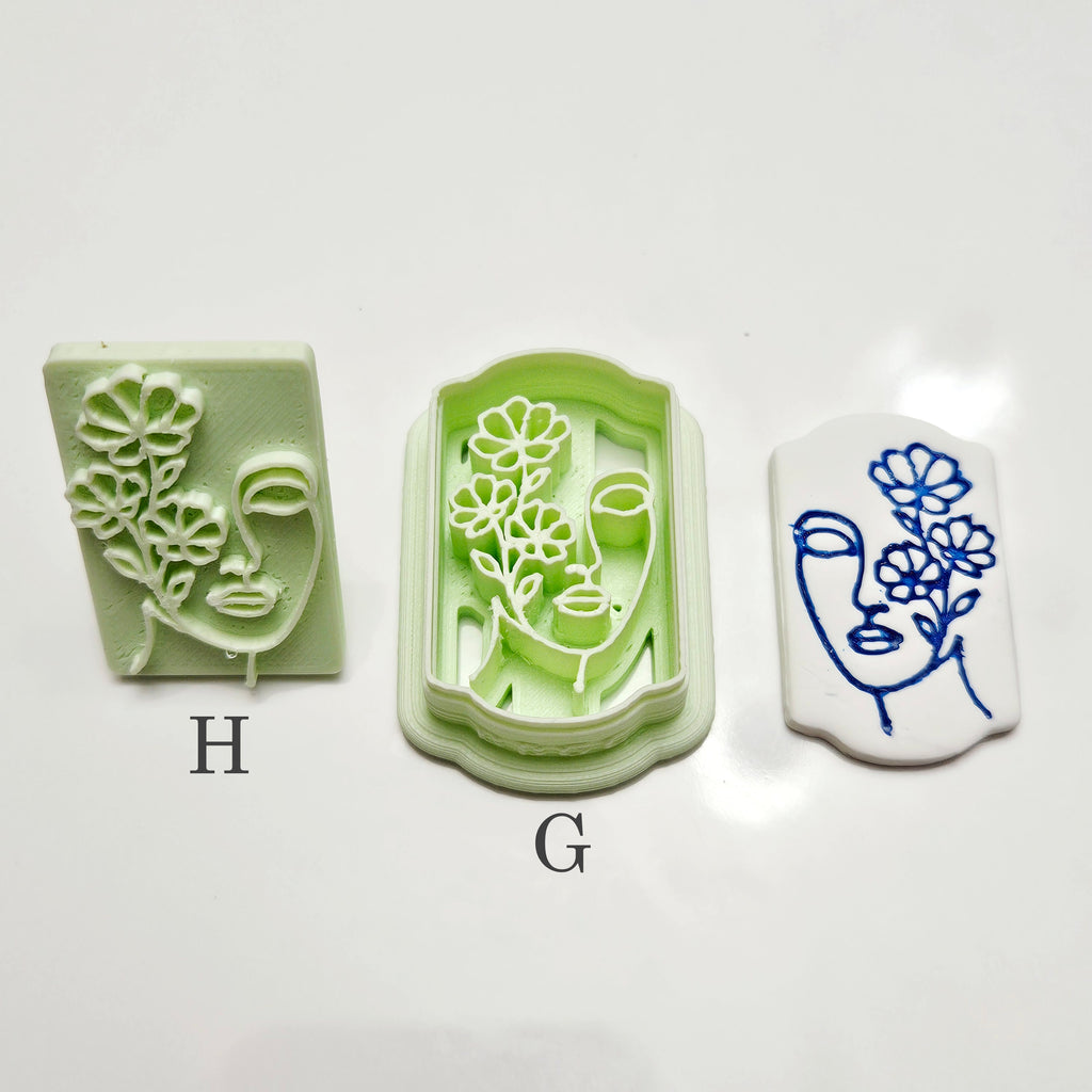 FLORAL MUSE collection polymer clay cutters