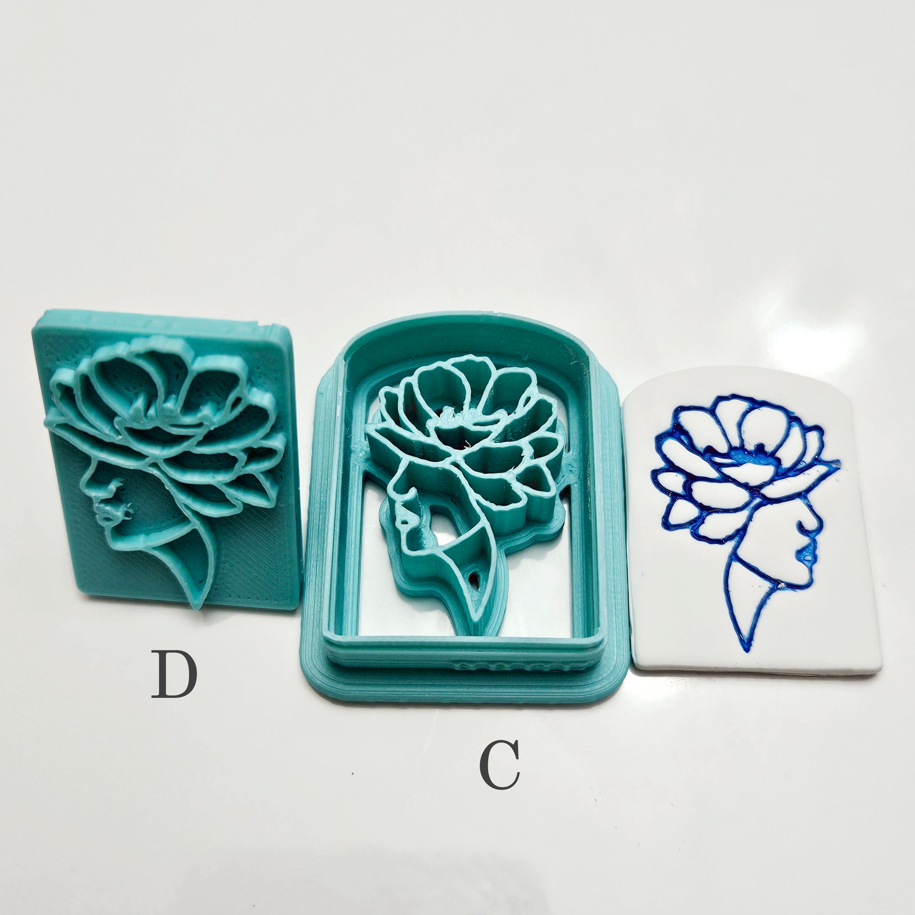 FLORAL MUSE collection polymer clay cutters
