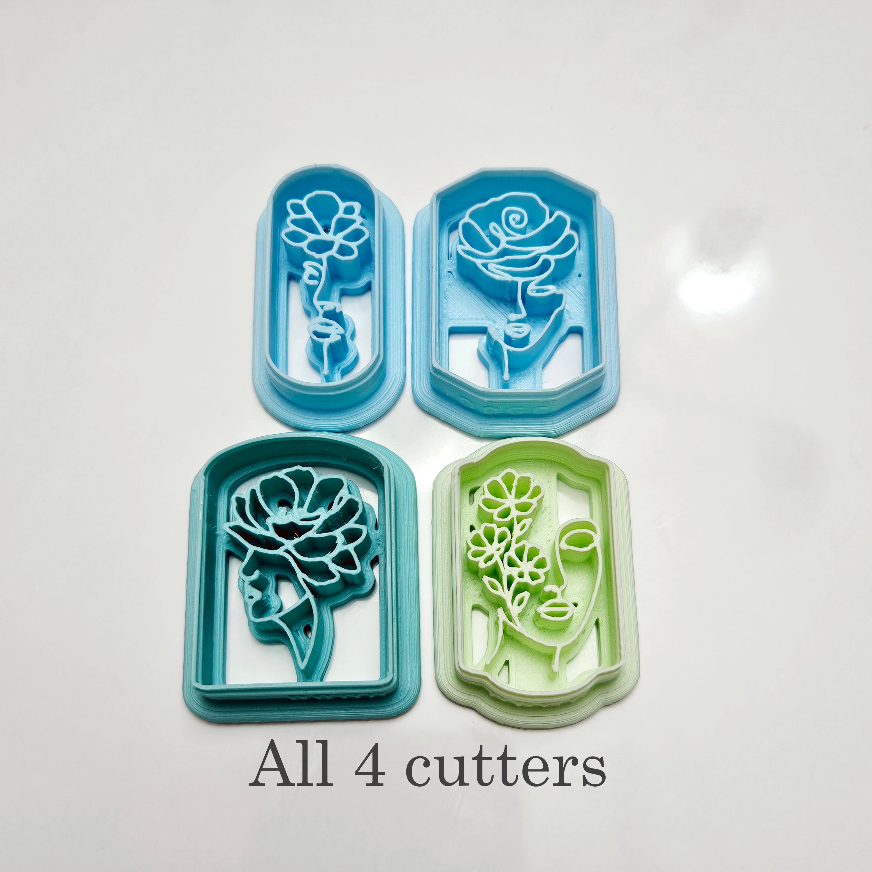 FLORAL MUSE collection polymer clay cutters