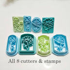 FLORAL MUSE collection polymer clay cutters