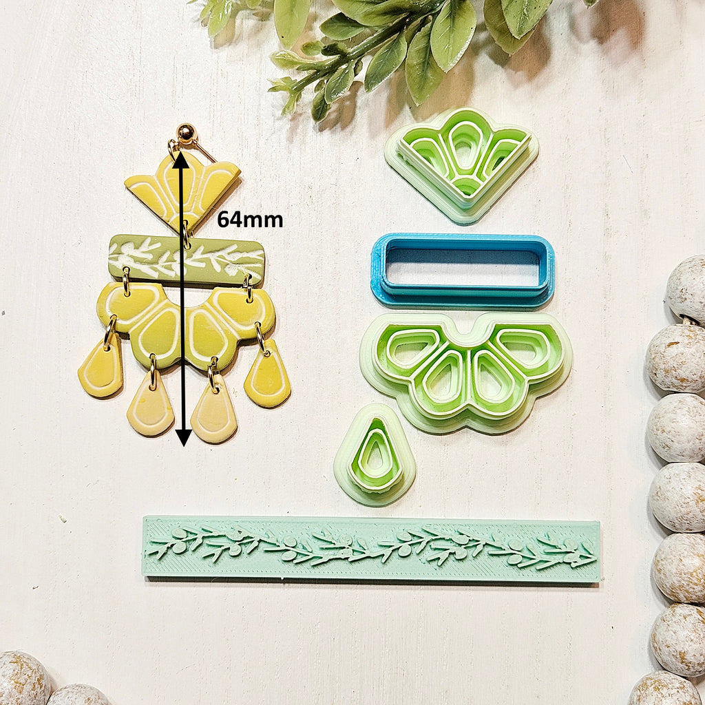 Tuscany Fan Set Clay Cutter E240 | Mediterranean Collection