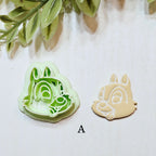 Chip & Dale Chipmunk Polymer Clay Cutters | Embossing Cutters