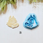 Chip & Dale Chipmunk Polymer Clay Cutters | Embossing Cutters