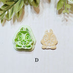 Chip & Dale Chipmunk Polymer Clay Cutters | Embossing Cutters