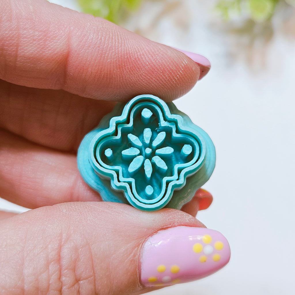 Quatrefoil & Lattice Polymer Clay Cutter Set E242 | Mediterranean Collection