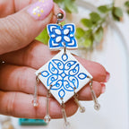 Majolica Tiles Polymer Clay Cutter Set E243 E244 | Mediterranean Collection